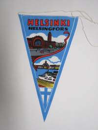 Helsinki - Helsingfors -matkailuviiri / souvenier pennant