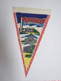 Helsinki - Helsingfors -matkailuviiri / souvenier pennant