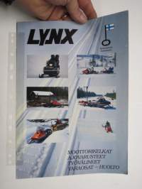 Lynx Syncro 1987 Moottorikelkka / moottorikelkat -myyntiesite / sales brochure
