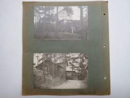 Tikkurilasta - Huvila?, vuodelta 1912 -valokuvat 2 kpl