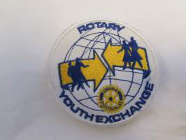 Rotary Youth Exchange -kangasmerkki / badge
