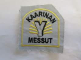 Kaarinan messut -kangasmerkki / badge