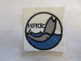 Hfkk -kangasmerkki / badge