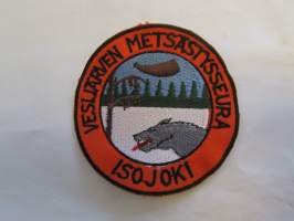 Vesijärven Metsästysseura Isojoki -kangasmerkki / badge