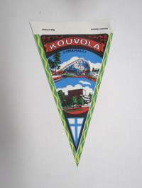 Kouvola - Uimahalli - Virastotalo -matkailuviiri / souvenier pennant