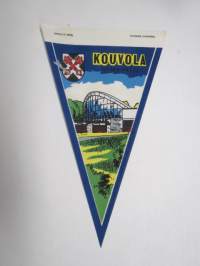 Kouvola - Uimahalli -matkailuviiri / souvenier pennant
