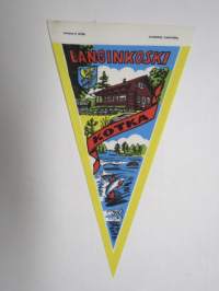 Kotka - Langinkoski -matkailuviiri / souvenier pennant