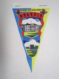 Kokkola - Gamlakarleby -matkailuviiri / souvenier pennant