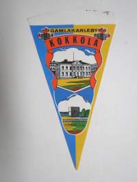 Kokkola - Gamlakarleby -matkailuviiri / souvenier pennant