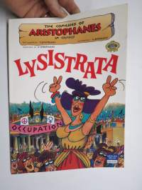 The comedies of Aristophanes - Lysistrata -sarjakuva-albumi, englanninkielinen