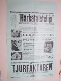 Härkätaistelija - Tjurfäktaren, Eddie Cantor, Lyda Roberti, Ruth Hall, Ohjaus Leo Mc Carey -elokuvajuliste / movie poster