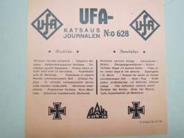 UFA-katsaus / journalen nr 628, saksalaisen sota-aikaisen propagandakatsauksen aiheet -elokuvajuliste / movie poster