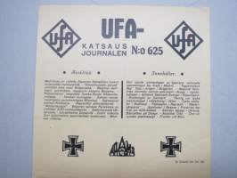 UFA-katsaus / journalen nr 625, saksalaisen sota-aikaisen propagandakatsauksen aiheet -elokuvajuliste / movie poster