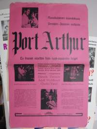 Port Arthur - ranskalainen suurelokuva Venäjän-Japanin sodasta, Danielle Darrieux, Adolf Wohlbrück, Charles Vanel, ohjaus N. Varkas -elokuvajuliste / movie poster