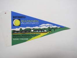 Naantali - Moottorihotelli Kultainen Aurinko -matkailuviiri / souvenier pennant