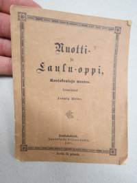 Nuotti- ja Laulu-Oppi, Kansakouluja warten