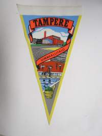 Tampere - Uimahallitalo -matkailuviiri / souvenier pennant