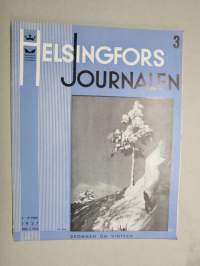 Helsingfors Journalen 1937 nr 3, Runeberg för billig!, Svenska Gillet, Akademiska interiörer försvinna, Jooss-dansteatern, Inför adelsbalen, etc.