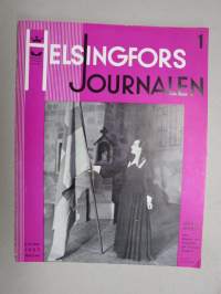 Helsingfors Journalen 1937 nr 1, Den undergörande misteln, Hemmet för värnlösa barn i Grankulla, Helsingfors Skepsvarv försvinner  efter 175 år, Käte Kruse dockor