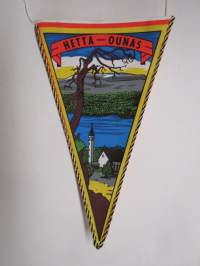 Lappi - Hetta - Ounas -matkailuviiri / souvenier pennant