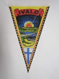 Lappi - Ivalo -matkailuviiri / souvenier pennant