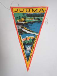 Lappi - Juuma -  P. Alajuuma - Jyrävä -matkailuviiri / souvenier pennant