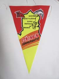 Lappi - Itäinen Jäämerentie - Näätämö - Sevettijärvi - Supru -n Partakko - Kaamanen -matkailuviiri / souvenier pennant