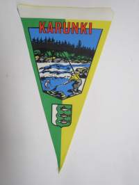 Lappi - Karunki - Kukkolankoski -matkailuviiri / souvenier pennant