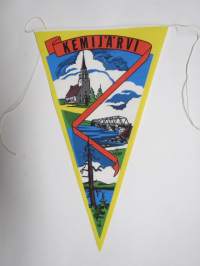 Lappi - Kemijärvi -matkailuviiri / souvenier pennant