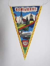 Lappi - Kemijärvi -matkailuviiri / souvenier pennant