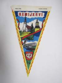 Lappi - Kemijärvi -matkailuviiri / souvenier pennant