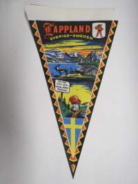 Lappi - Lappland  / Sverige - Sweden -matkailuviiri / souvenier pennant