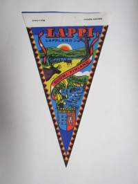 Lappi - Lappland  / Suomi - Finland -matkailuviiri / souvenier pennant