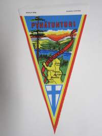 Lappi - Kemijärvi - Pyhätunturi -matkailuviiri / souvenier pennant