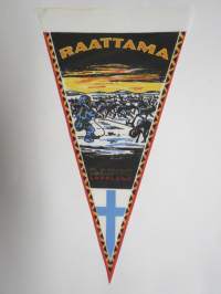 Lappi - Kittilä - Raattama -matkailuviiri / souvenier pennant