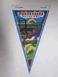 Lappi - Rovaniemi - Ounasvaara -matkailuviiri / souvenier pennant