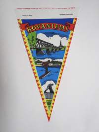 Lappi - Rovaniemi -matkailuviiri / souvenier pennant