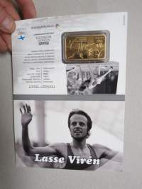 Urheilu - Lasse Viren, kullattu keräilyharkko - Moneta
