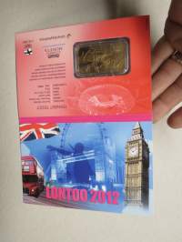 Olympia Lontoo 2012, kullattu keräilyharkko - Moneta