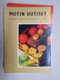 Motin uutiset 1966 nr 3 - herkullisia vihjeitä herkkusuille -Ravintola Motti asiakaslehti / restaurant customer magazine