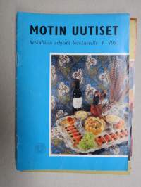Motin uutiset 1965 nr 4 - herkullisia vihjeitä herkkusuille -Ravintola Motti asiakaslehti / restaurant customer magazine