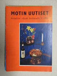 Motin uutiset 1964 nr 1 - herkullisia vihjeitä herkkusuille -Ravintola Motti asiakaslehti / restaurant customer magazine