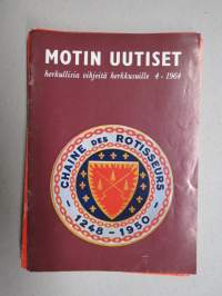 Motin uutiset 1964 nr 4 - herkullisia vihjeitä herkkusuille -Ravintola Motti asiakaslehti / restaurant customer magazine