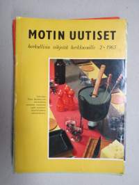 Motin uutiset 1963 nr 2 - herkullisia vihjeitä herkkusuille -Ravintola Motti asiakaslehti / restaurant customer magazine