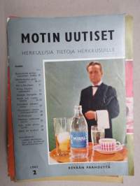 Motin uutiset 1961 nr 2 - herkullisia vihjeitä herkkusuille -Ravintola Motti asiakaslehti / restaurant customer magazine