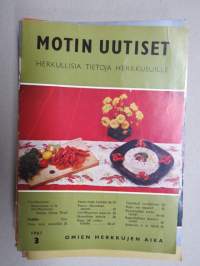 Motin uutiset 1961 nr 3 - herkullisia vihjeitä herkkusuille -Ravintola Motti asiakaslehti / restaurant customer magazine