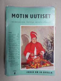 Motin uutiset 1961 nr 5 - herkullisia vihjeitä herkkusuille -Ravintola Motti asiakaslehti / restaurant customer magazine