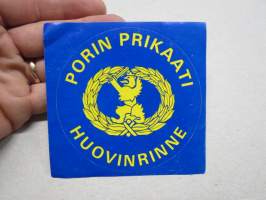 Porin Prikaati - Huovinrinne -tarra / sticker