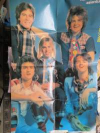 Bay City Rollers - Suosikki-lehden juliste / centerfold poster