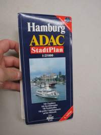 Hamburg - ADAC Stadt Plan 1 : 25 000 -kaupunkikartta